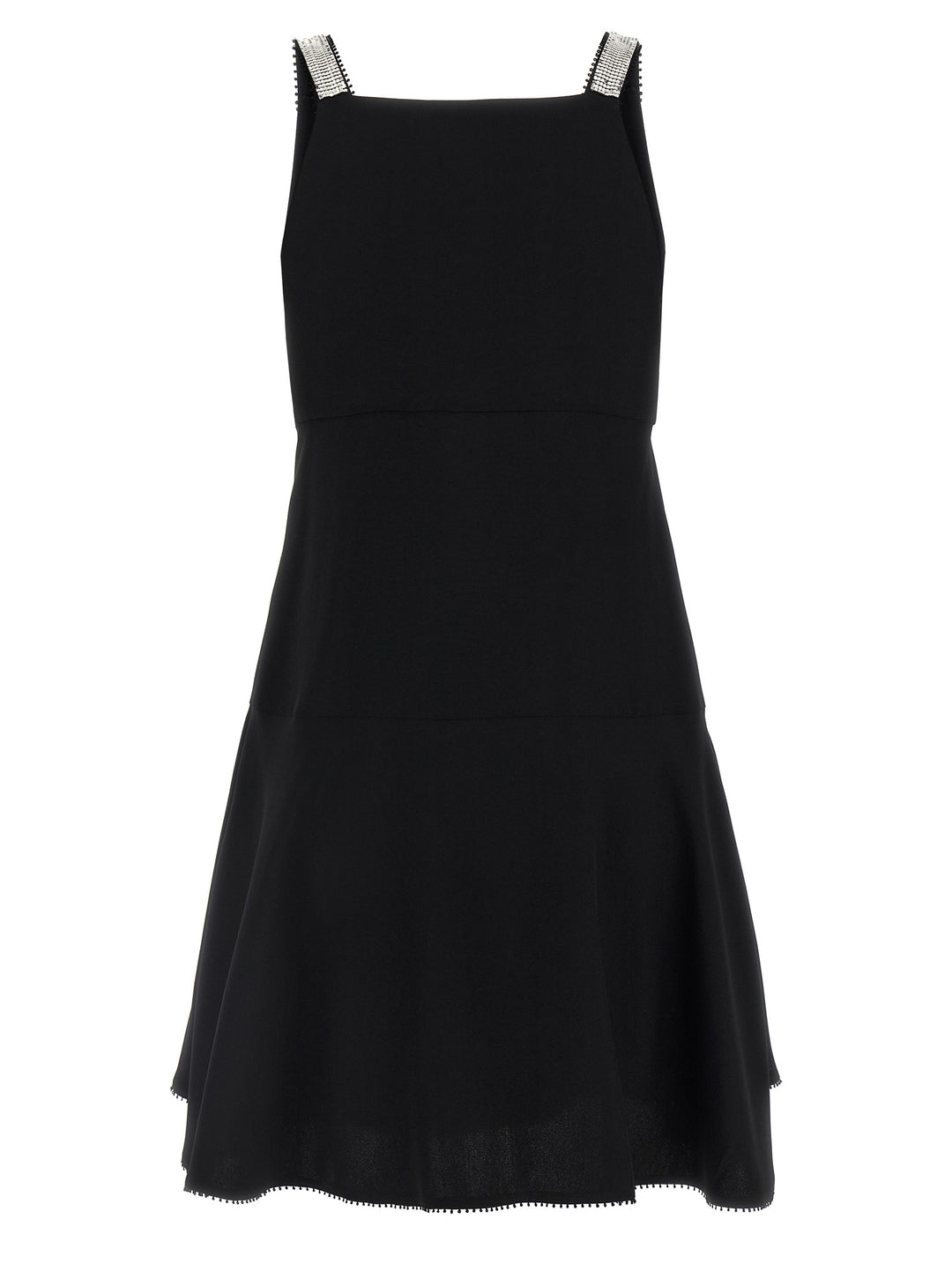 Giovanni Bedin Black Viscose Short Dress
