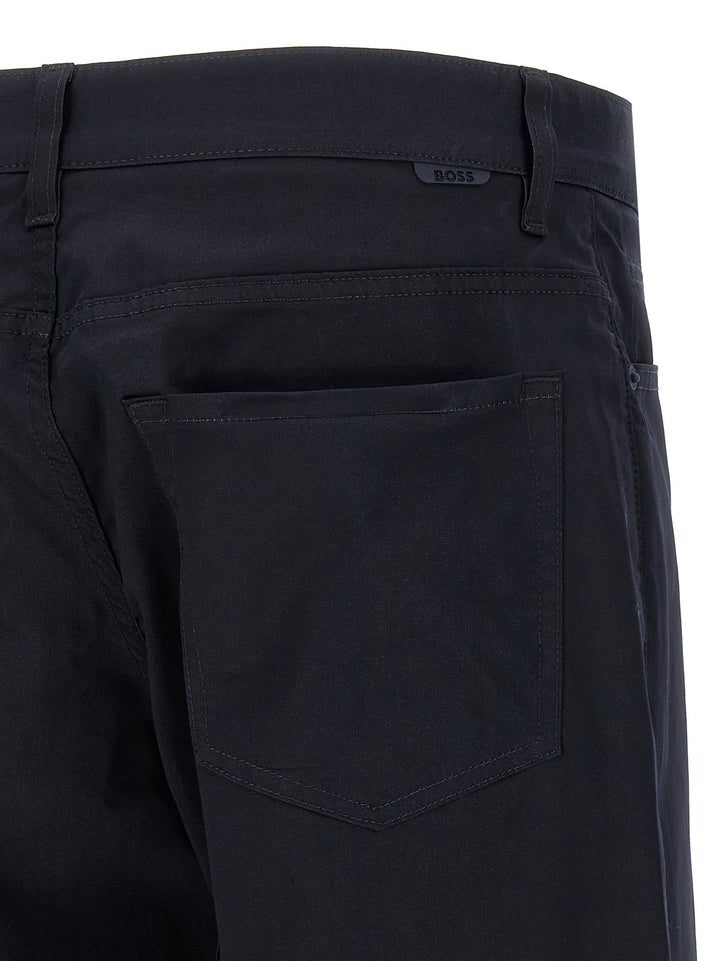 Hugo Boss Blue Cotton Casual Pants