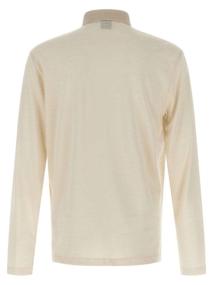 Hugo Boss Beige Wool Polo Shirt