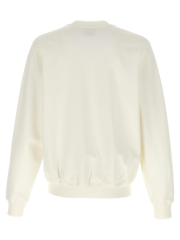 Casablanca White Cotton Sweatshirt