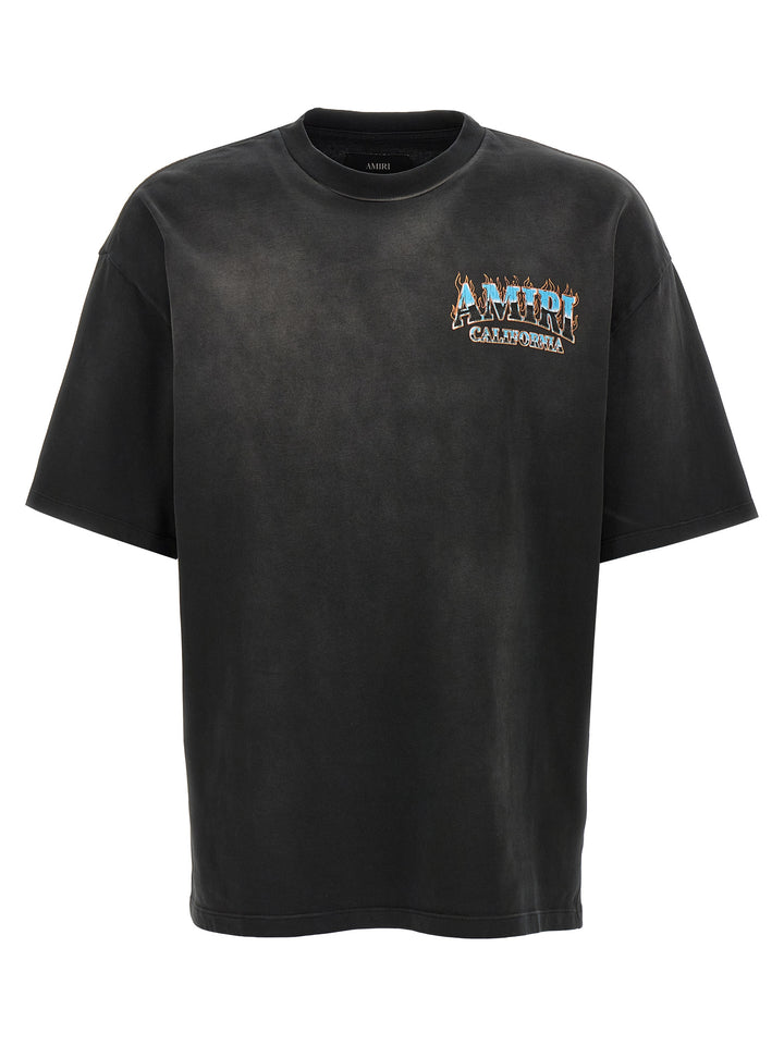 Amiri Black Cotton T-Shirt