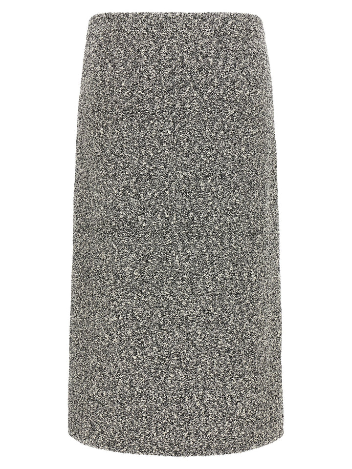 Tory Burch Black Polyamide Midi Skirt