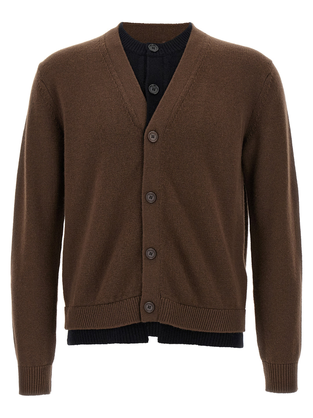 J.W.Anderson Brown Wool Cardigan
