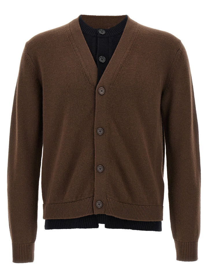J.W.Anderson Brown Wool Cardigan