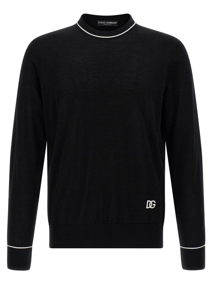 Dolce &amp; Gabbana Black Marabou Cardigan