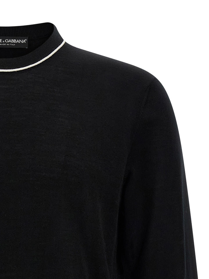 Dolce &amp; Gabbana Black Marabou Cardigan