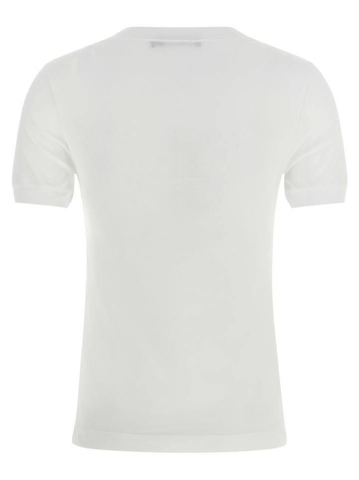 Dolce &amp; Gabbana White Cotton T-Shirt