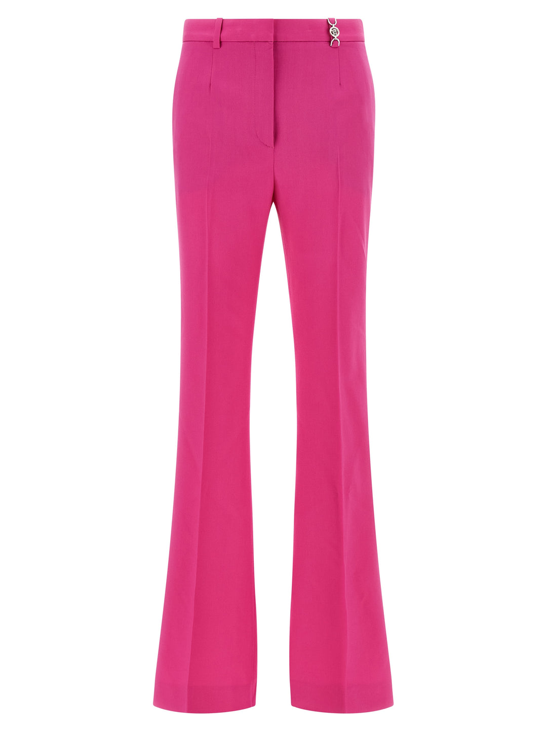 Versace Fuchsia Virgin Wool Flared Pants