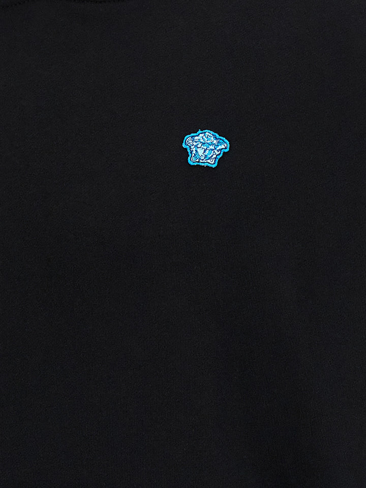 Versace Black Cotton Sweatshirt