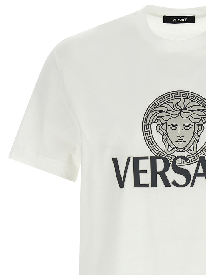 Versace Bicolor Cotton T-Shirt