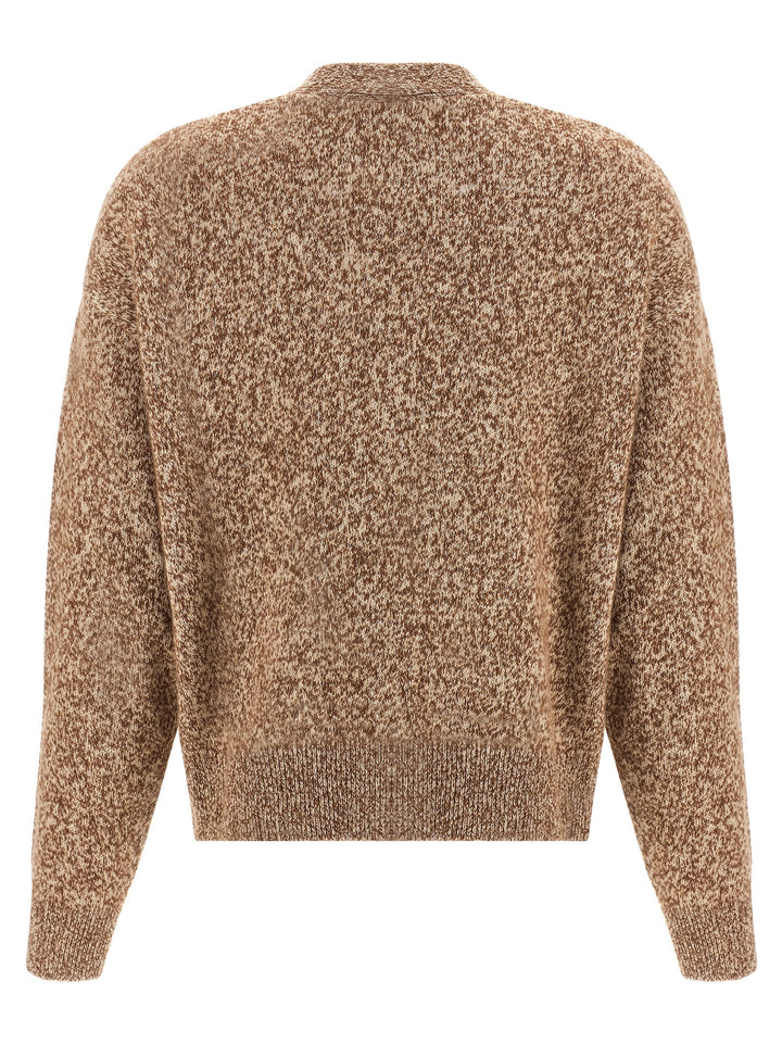 Versace Beige Virgin Wool Cardigan