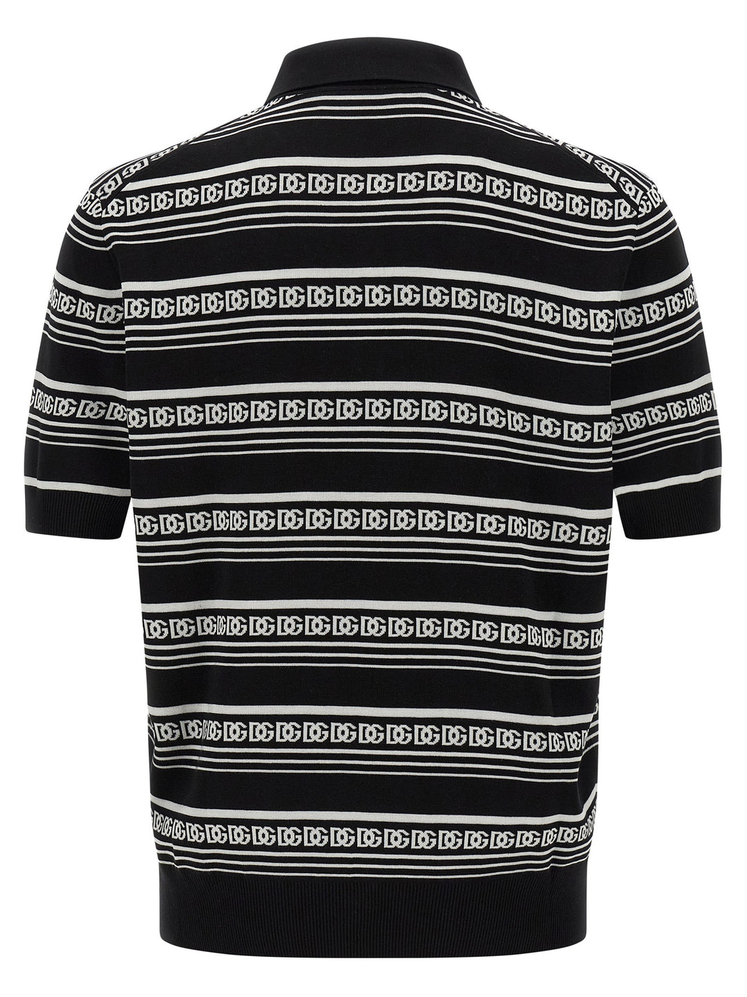 Dolce &amp; Gabbana Bicolor Silk Polo Shirt