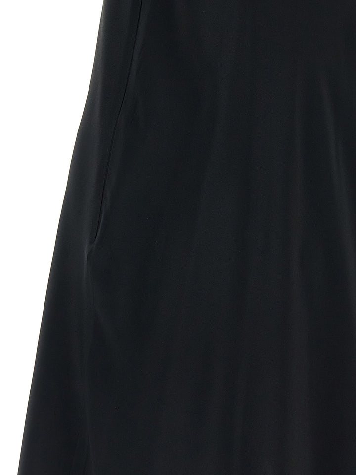 Giovanni Bedin Black Acetate Short Dress