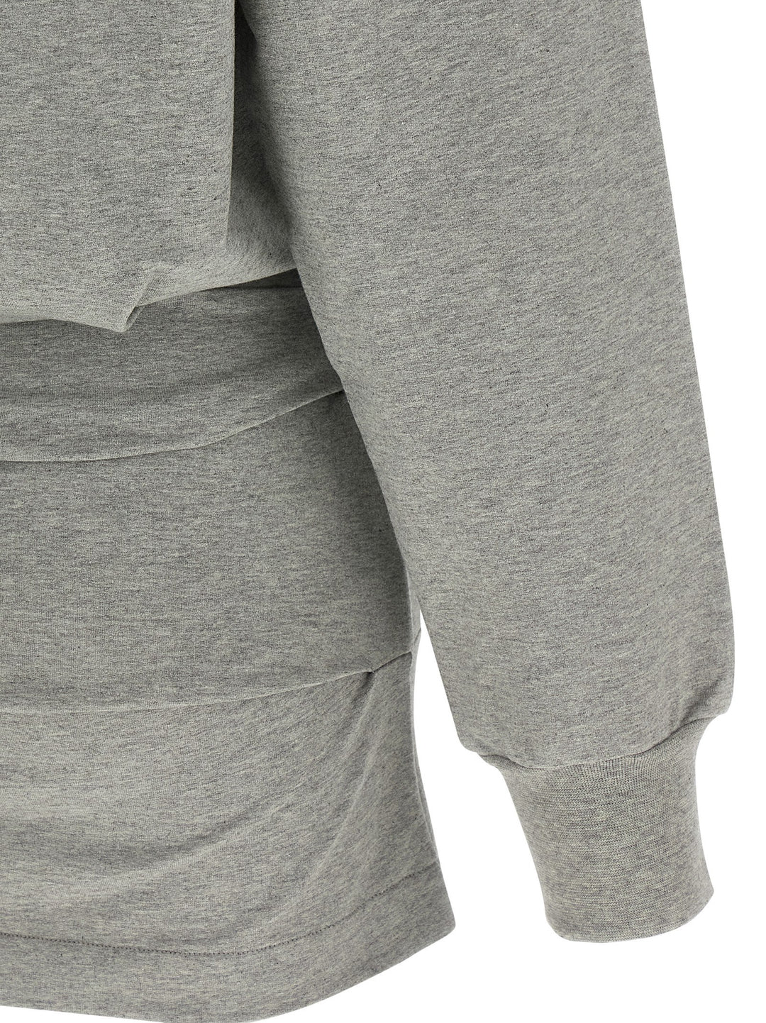 The Attico Gray Cotton Short Dress