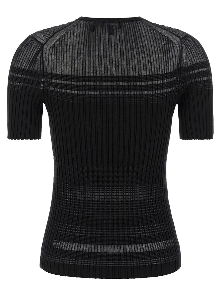 Theory Black Viscose T-Shirt