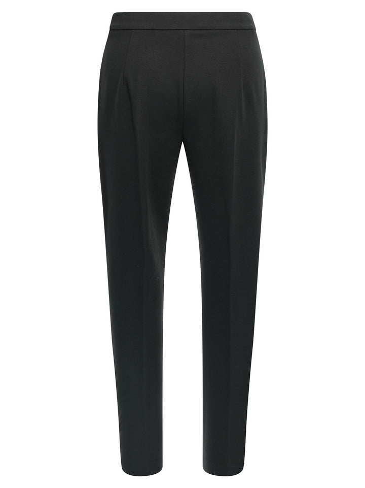 Max Mara Black Viscose Casual Pants