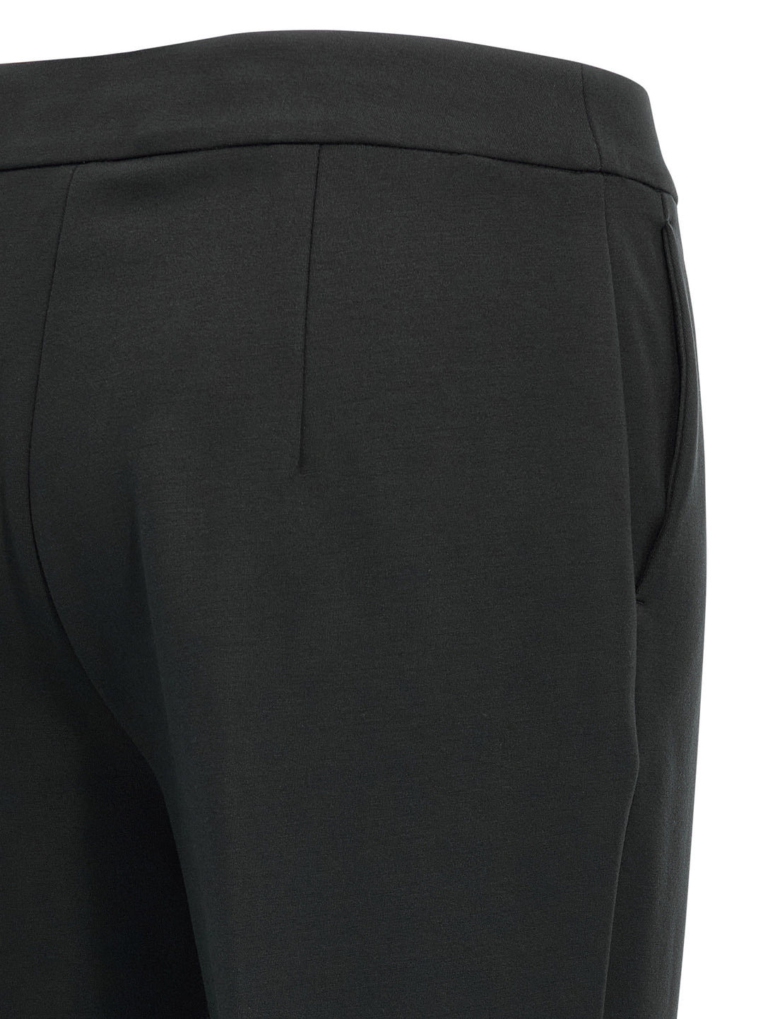 Max Mara Black Viscose Casual Pants