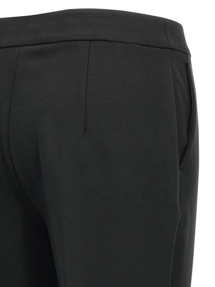 Max Mara Black Viscose Casual Pants