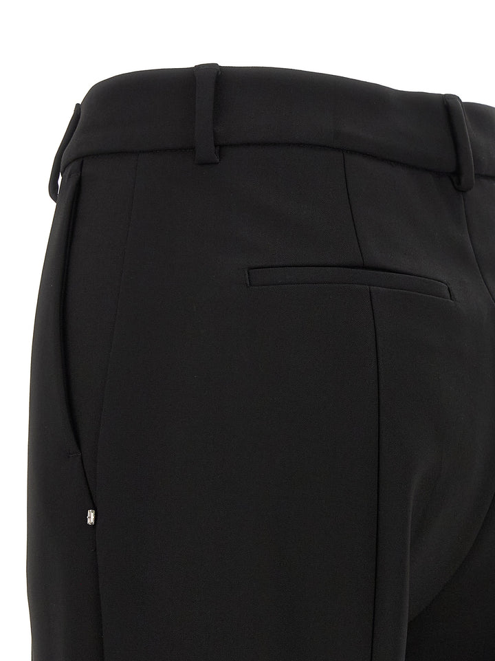 Sportmax Black Viscose Casual Pants