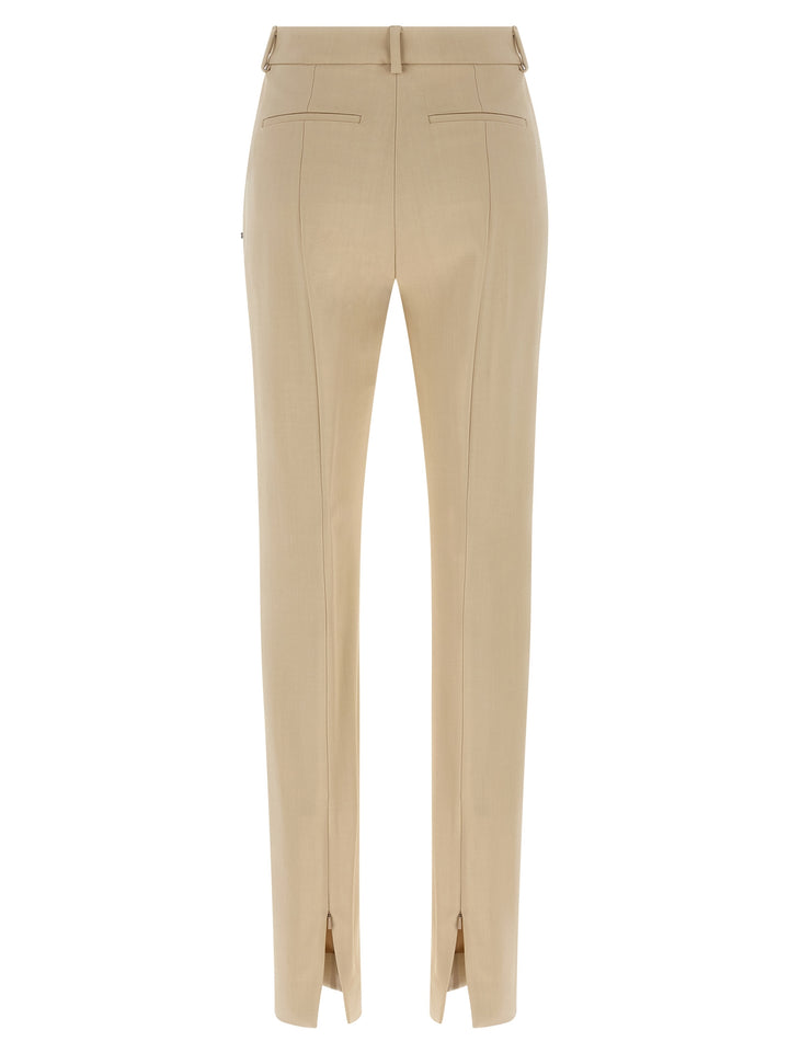 Sportmax Beige Viscose Dress Pants