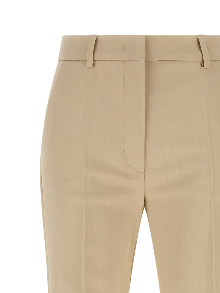 Sportmax Beige Viscose Dress Pants