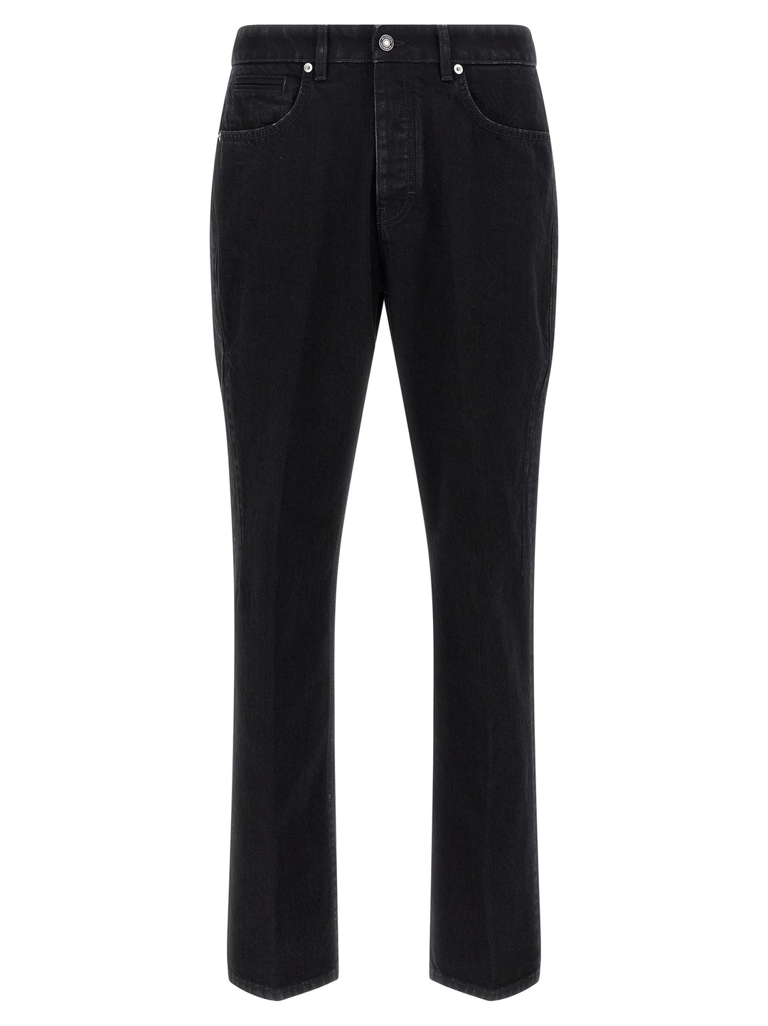 Givenchy Black Cotton Straight-Leg Jeans