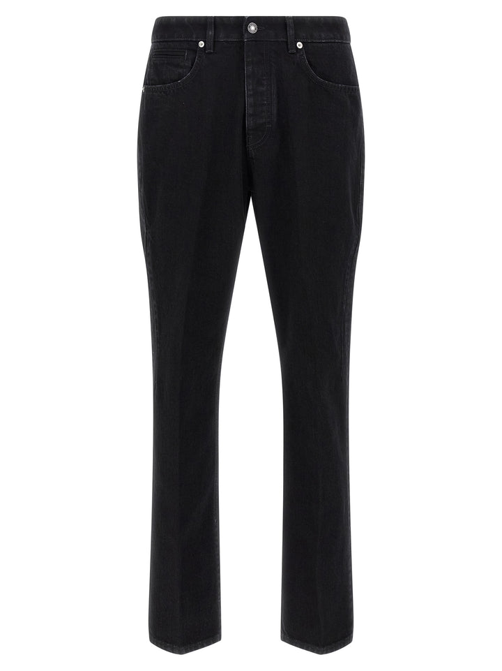 Givenchy Black Cotton Straight-Leg Jeans