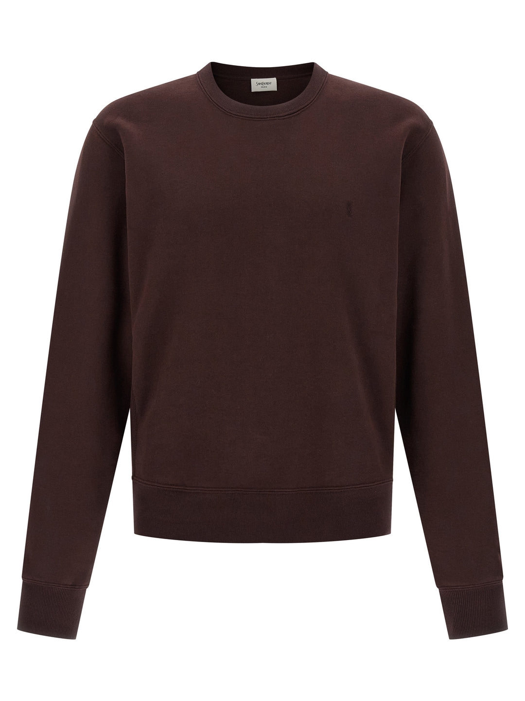 Saint Laurent Bordeaux Cotton Sweatshirt