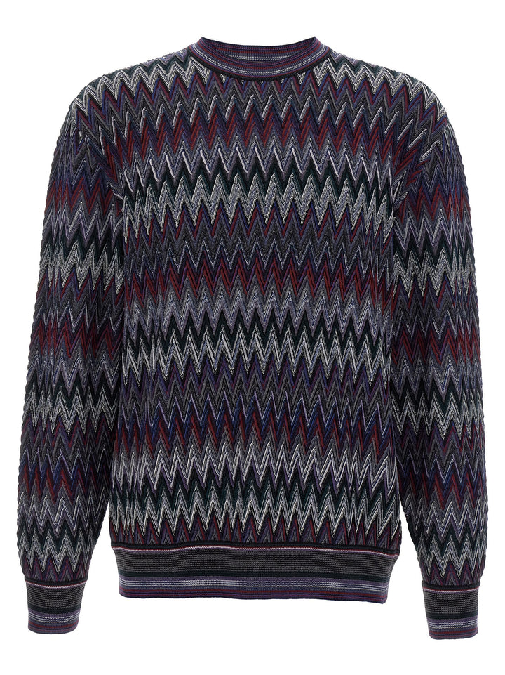 Missoni Blue Wool Cardigan