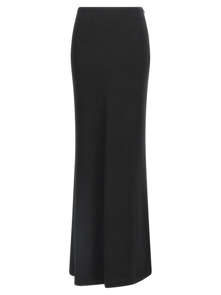 Alessandra Rich Black Virgin Wool Mini Skirt