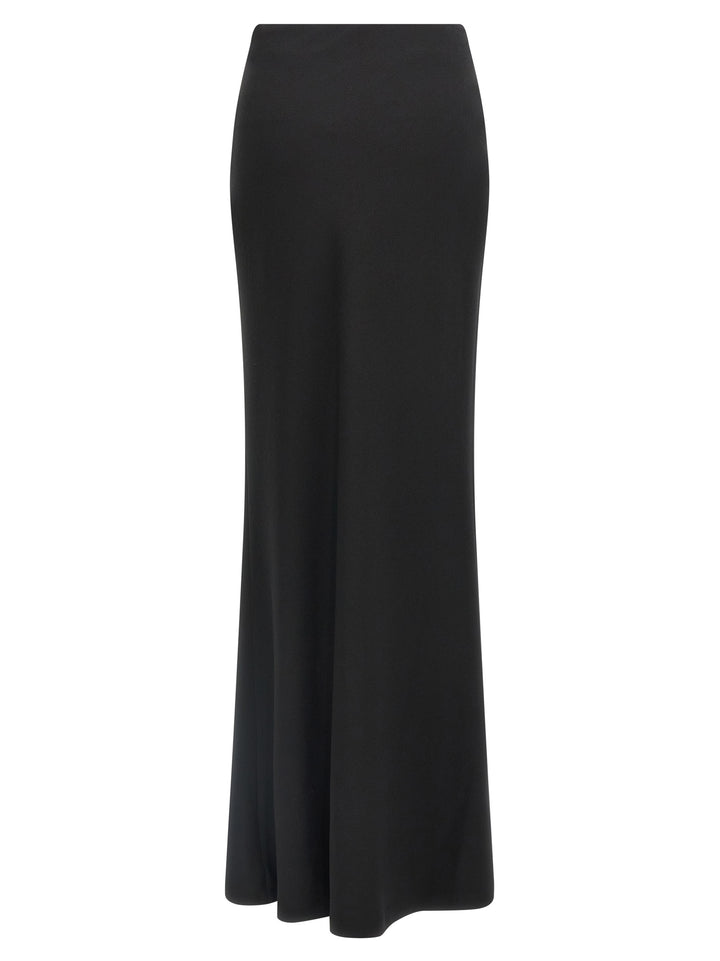 Alessandra Rich Black Virgin Wool Mini Skirt