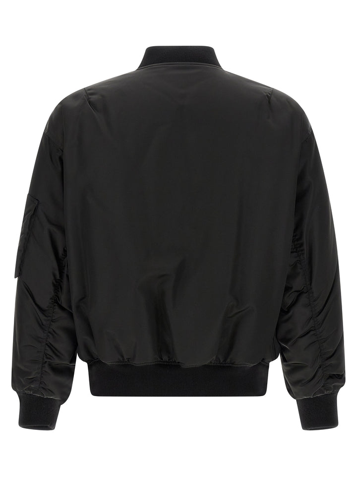 Saint Laurent Black Polyamide Bomber