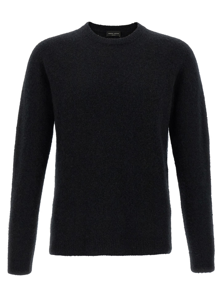 Roberto Collina Black Cashmere Cardigan