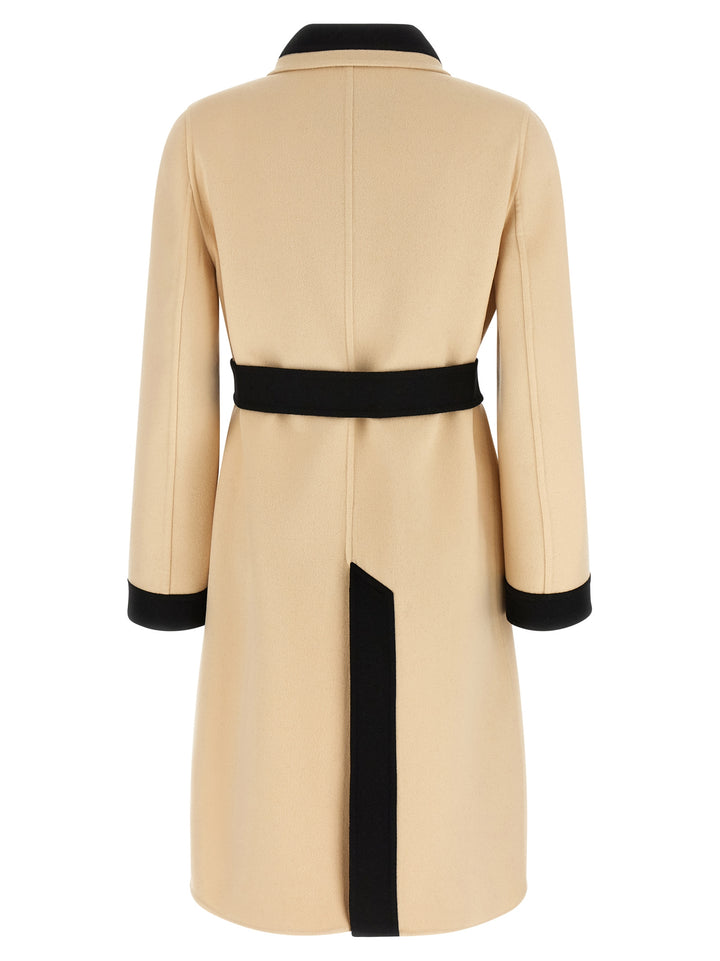 Valentino Garavani Beige Virgin Wool Coat
