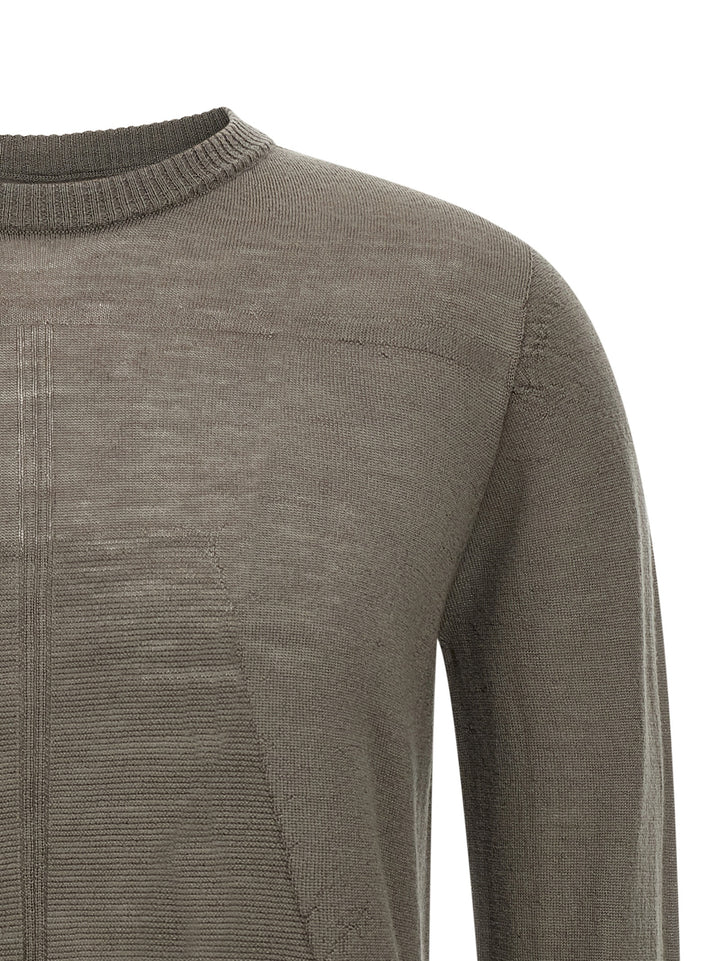 Rick Owens Gray Wool Cardigan