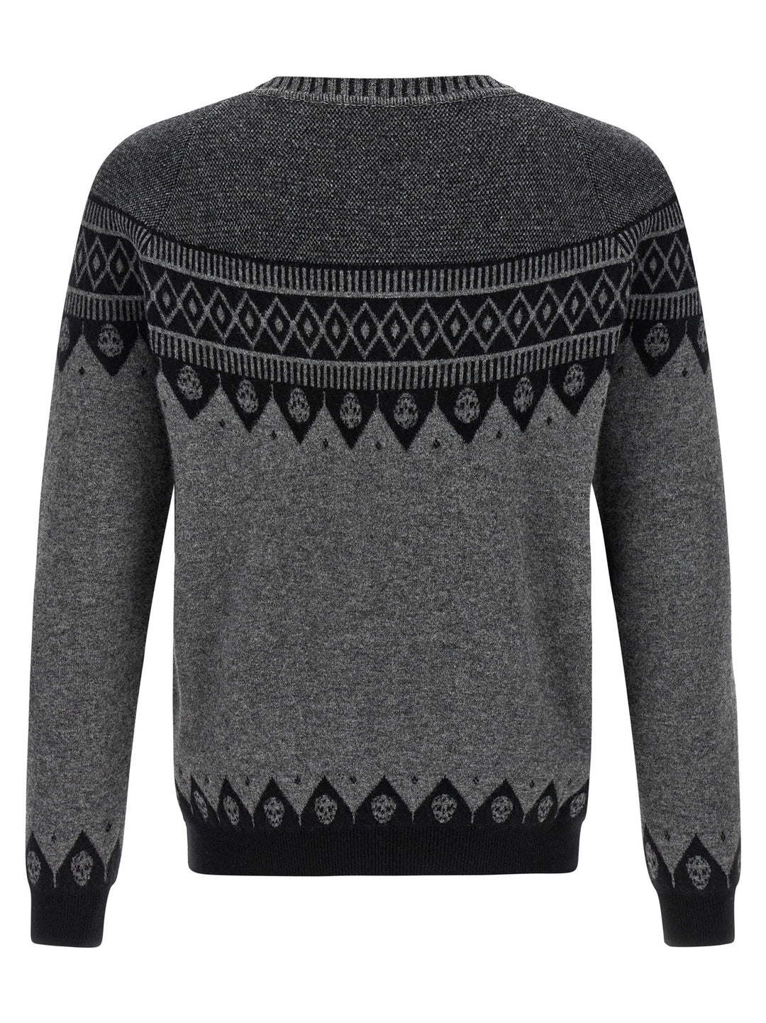 Alexander McQueen Gray Wool Cardigan