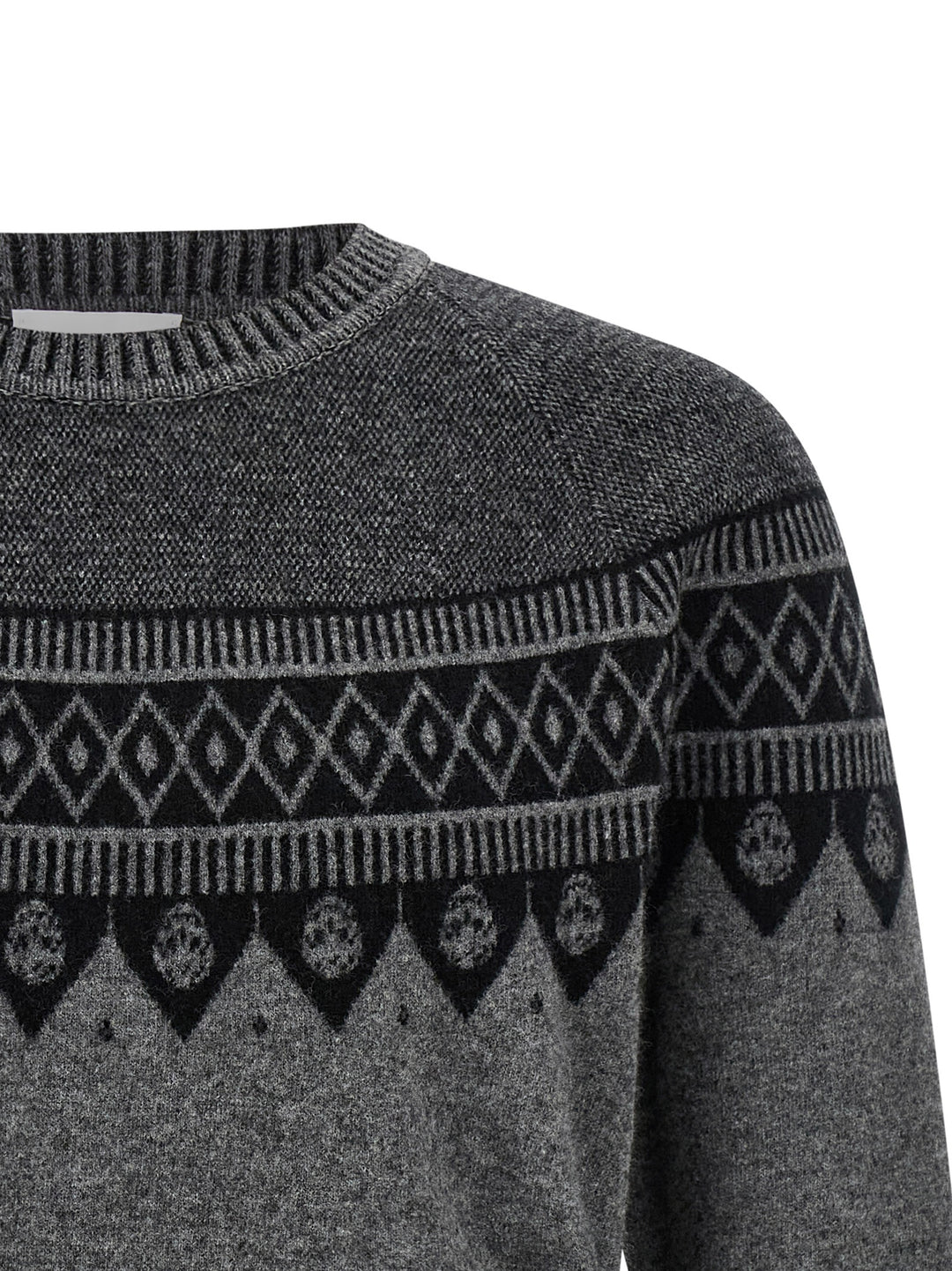 Alexander McQueen Gray Wool Cardigan