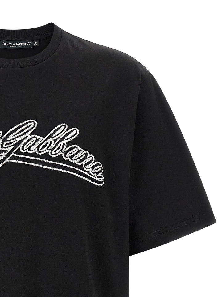 Dolce &amp; Gabbana Bicolor Cotton T-Shirt