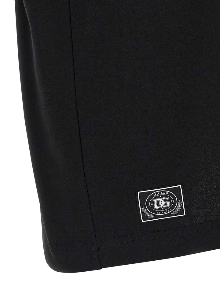 Dolce &amp; Gabbana Bicolor Cotton T-Shirt