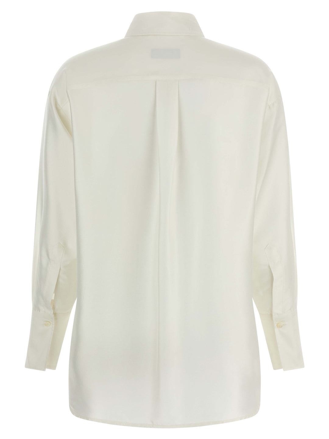Alberto Biani White Silk Blouse