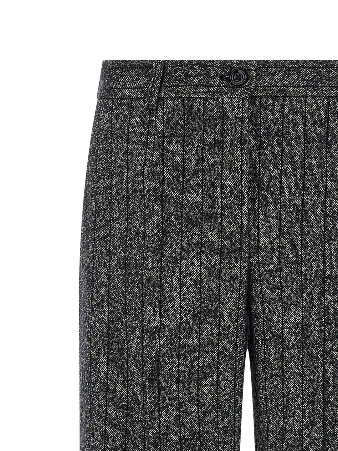 Dolce &amp; Gabbana Bicolor Virgin Wool Casual Pants