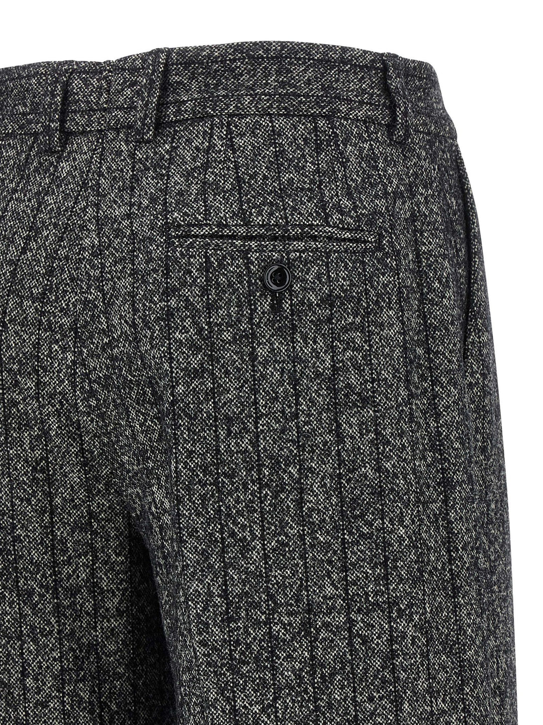 Dolce &amp; Gabbana Bicolor Virgin Wool Casual Pants