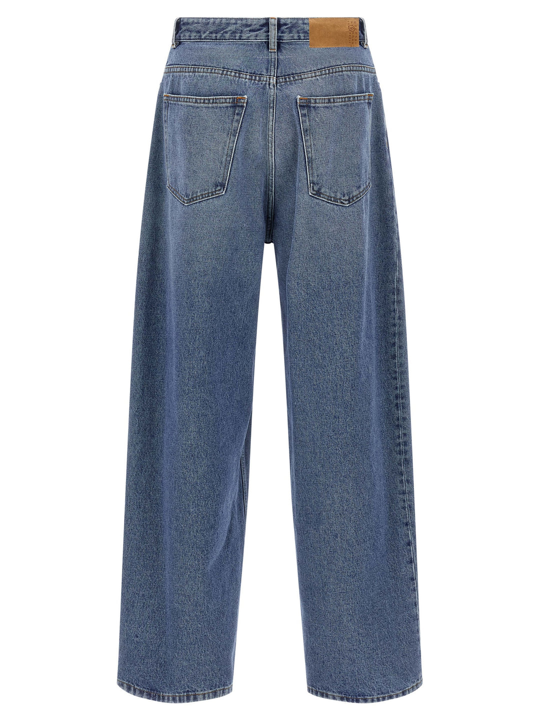 MM6 Maison Margiela Blue Cotton Jeans Denim