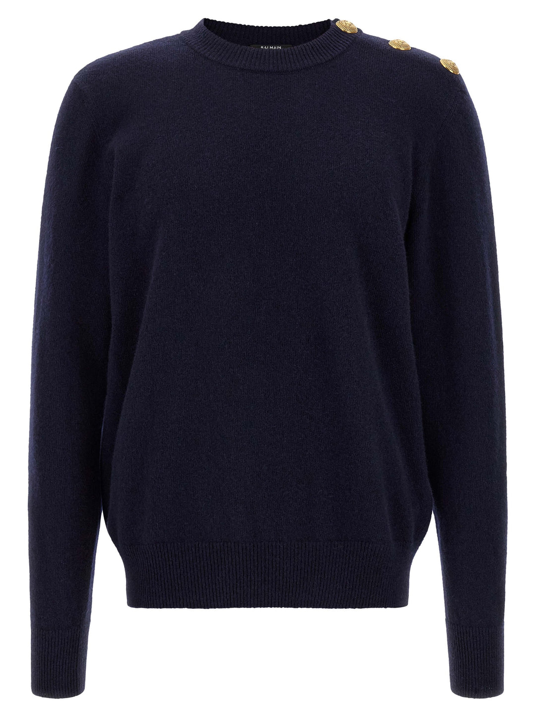 Balmain Blue Cashmere Cardigan