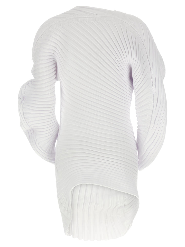 Issey Miyake White Polyester Casual Dress