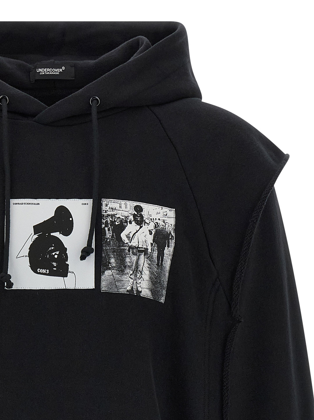 Undercover Black Cotton Sweatshirt
