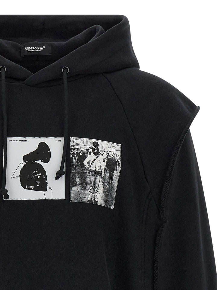 Undercover Black Cotton Sweatshirt