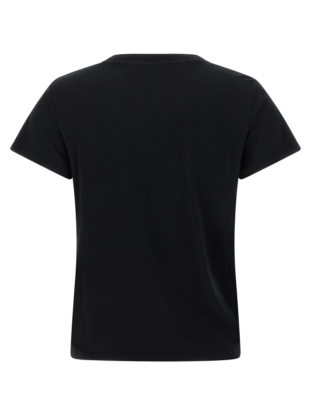 Mother Denim Black Cotton T-Shirt