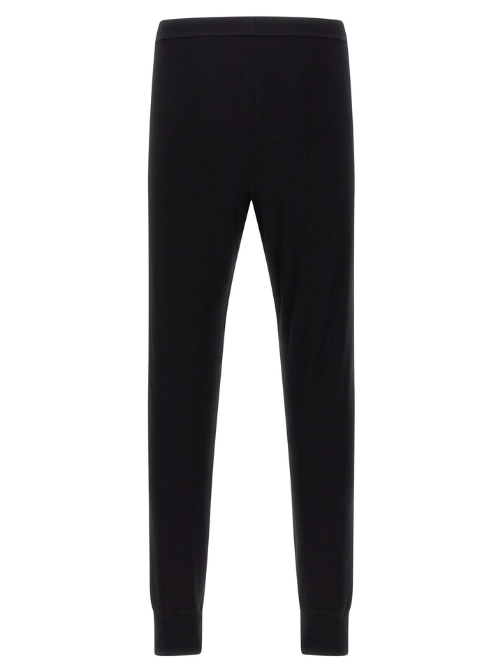 Rick Owens Black Wool Leggings