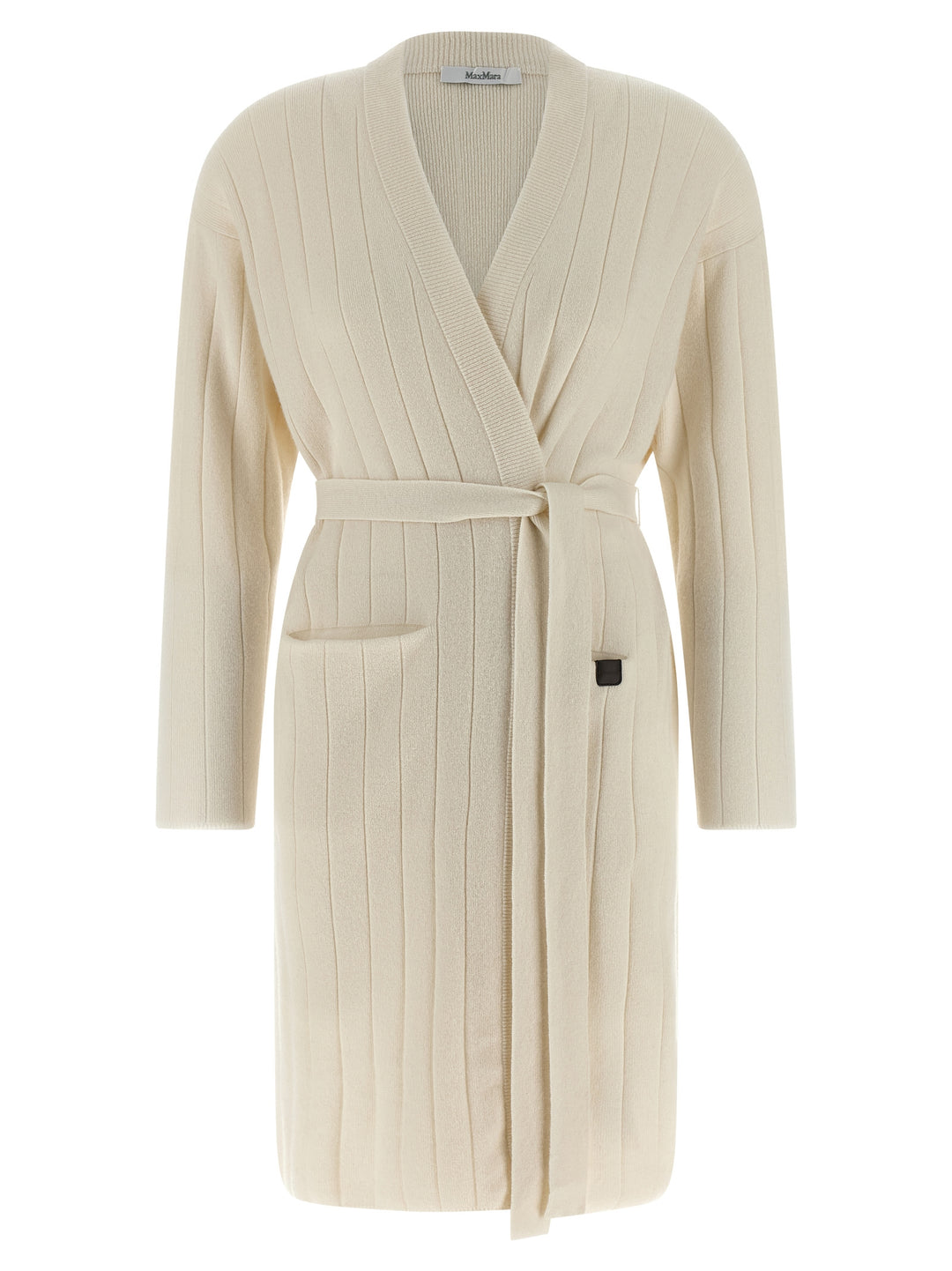 Max Mara White Cashmere Cardigan